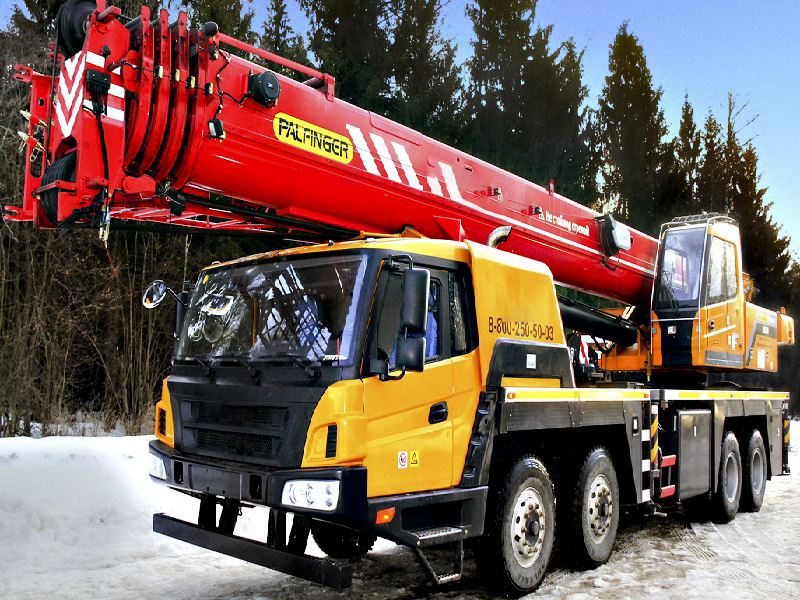 New 50ton Truck Crane Stc500 with 5-Section U-Shaped Boom