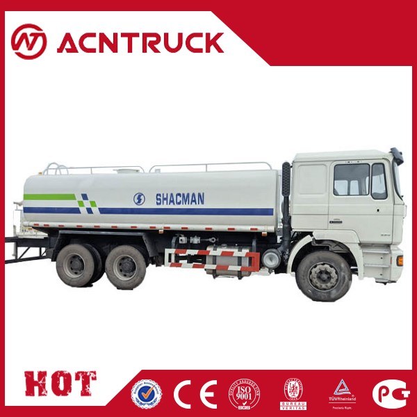 China 
                Nuevo Shacman 4X2 3000L camión tanque de agua de uso
             proveedor