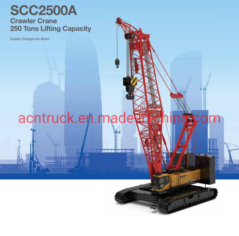 China 
                Scc2500A 250t kraan voor rupstractoren te koop
             leverancier