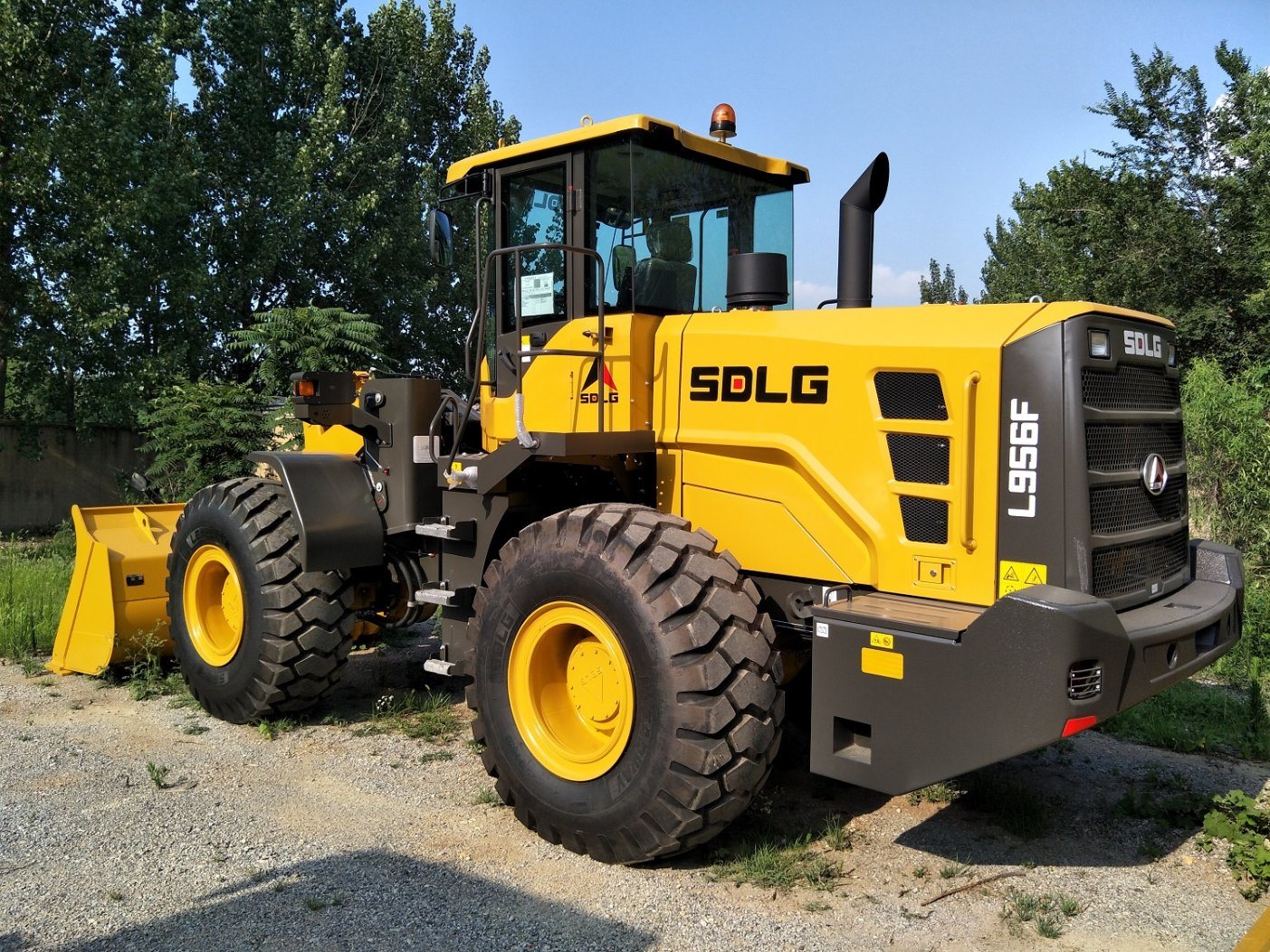 Sdlg Bucket Loader LG956f 5ton Front End Wheel Loader with Pilot Control