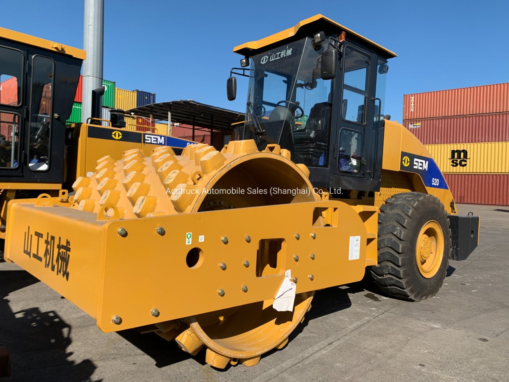 Sem520 Vibratory 20 Ton Hydraulic Single Drum Road Roller