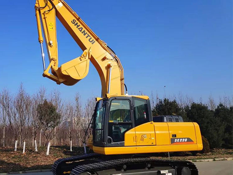 Chine 
                Moteur Cummins de haute qualité Shantu 22 tonne Se220 excavatrice chenillée
             fournisseur