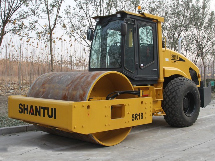 Shantui 18 Ton Sr18 Full Hydraulic Single Drum Vibration Road Roller