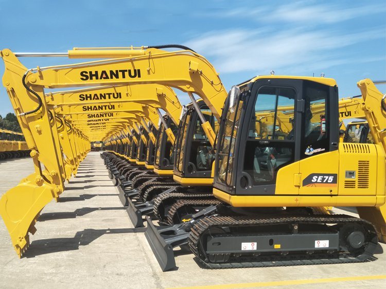 Shantui High-Efficiency Environmental-Friendly Engine 7.5 Ton Crawler Excavator