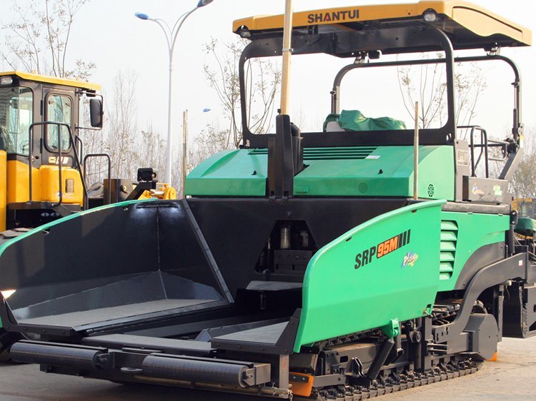 China 
                Srp Shantui95m Máquina de carretera 10m de ancho de pista de asfalto pavimentadora
             proveedor