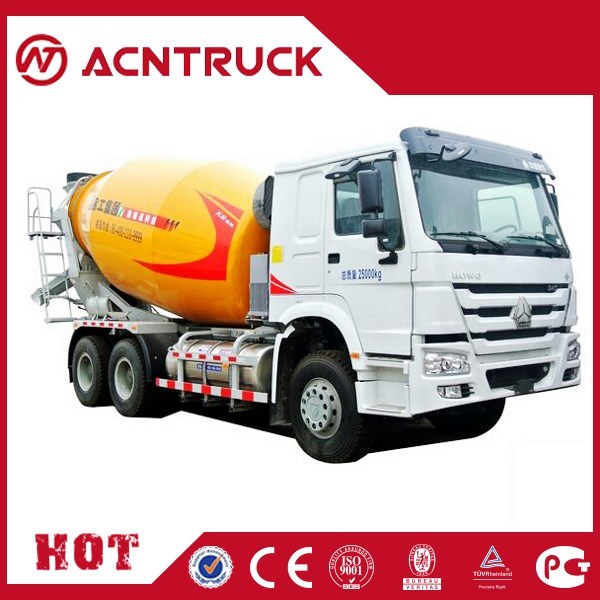 Sinotruck HOWO 12 Wheelers 375HP 15t 8.6cbm Concrete Mixer Truck