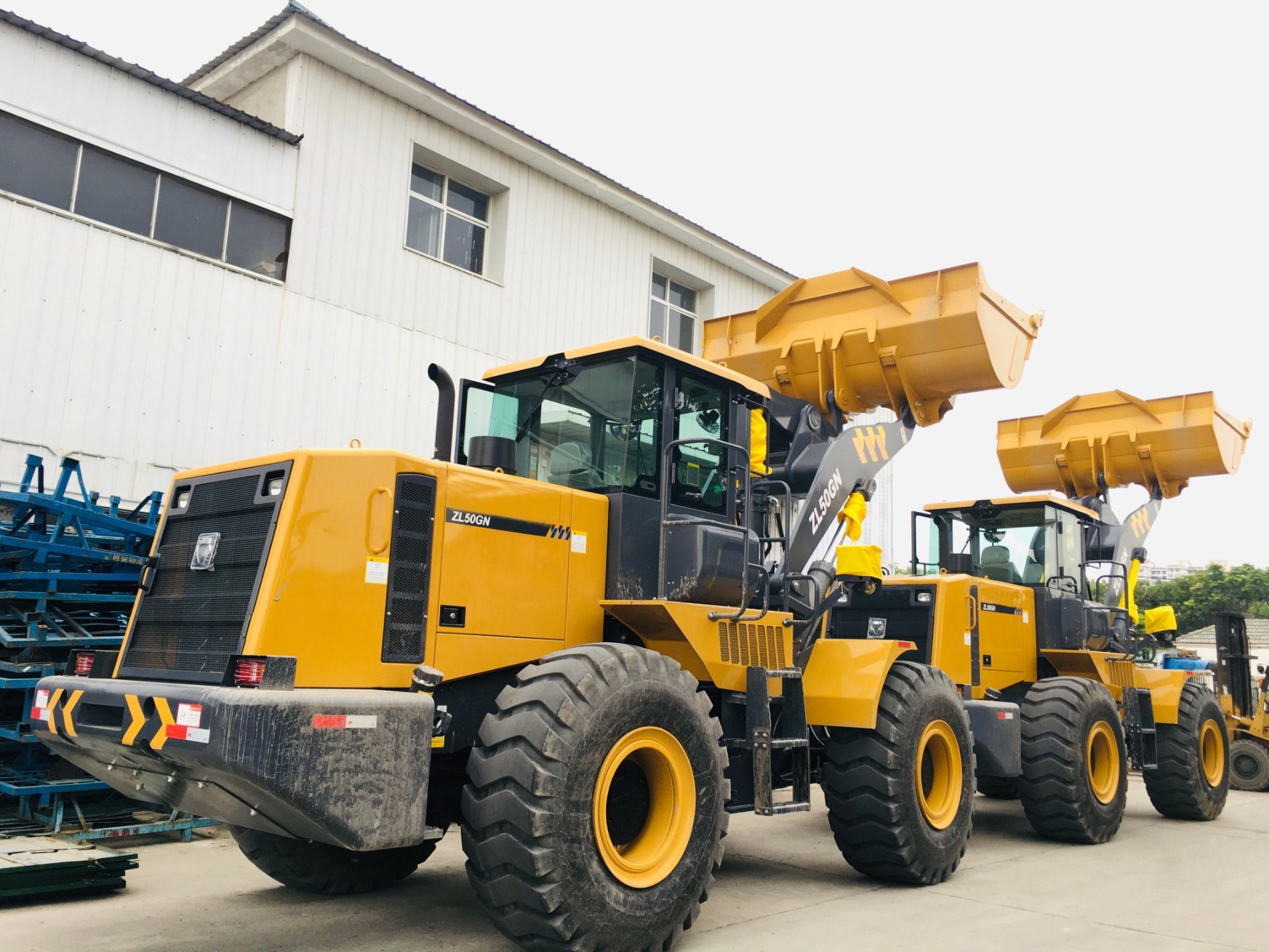 Small Tractor Front End Loader Zl50gn Wheel Loader Remote Control Loader