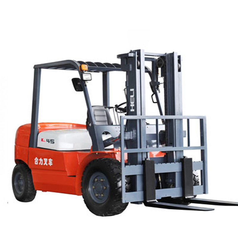 Telescopic Boom Forklift Loader Cpd50 5ton Electric Forklift Truck Full Free 3 Stage Mast