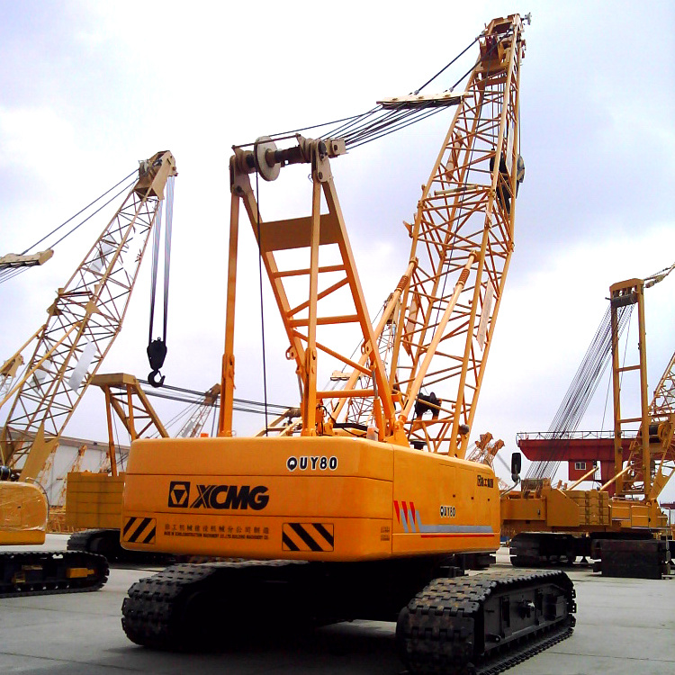 Top Brand Heavy Construction Machine 80 Ton Crawler Crane