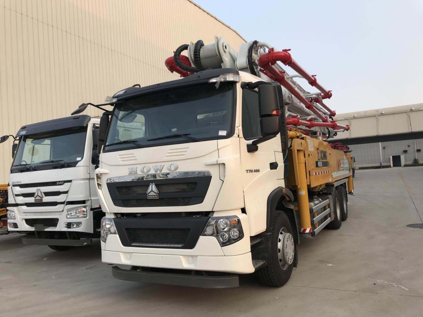 Top Rand 52m Hb52K Hydraulic Mobile Truck Mounted Concrete Pump