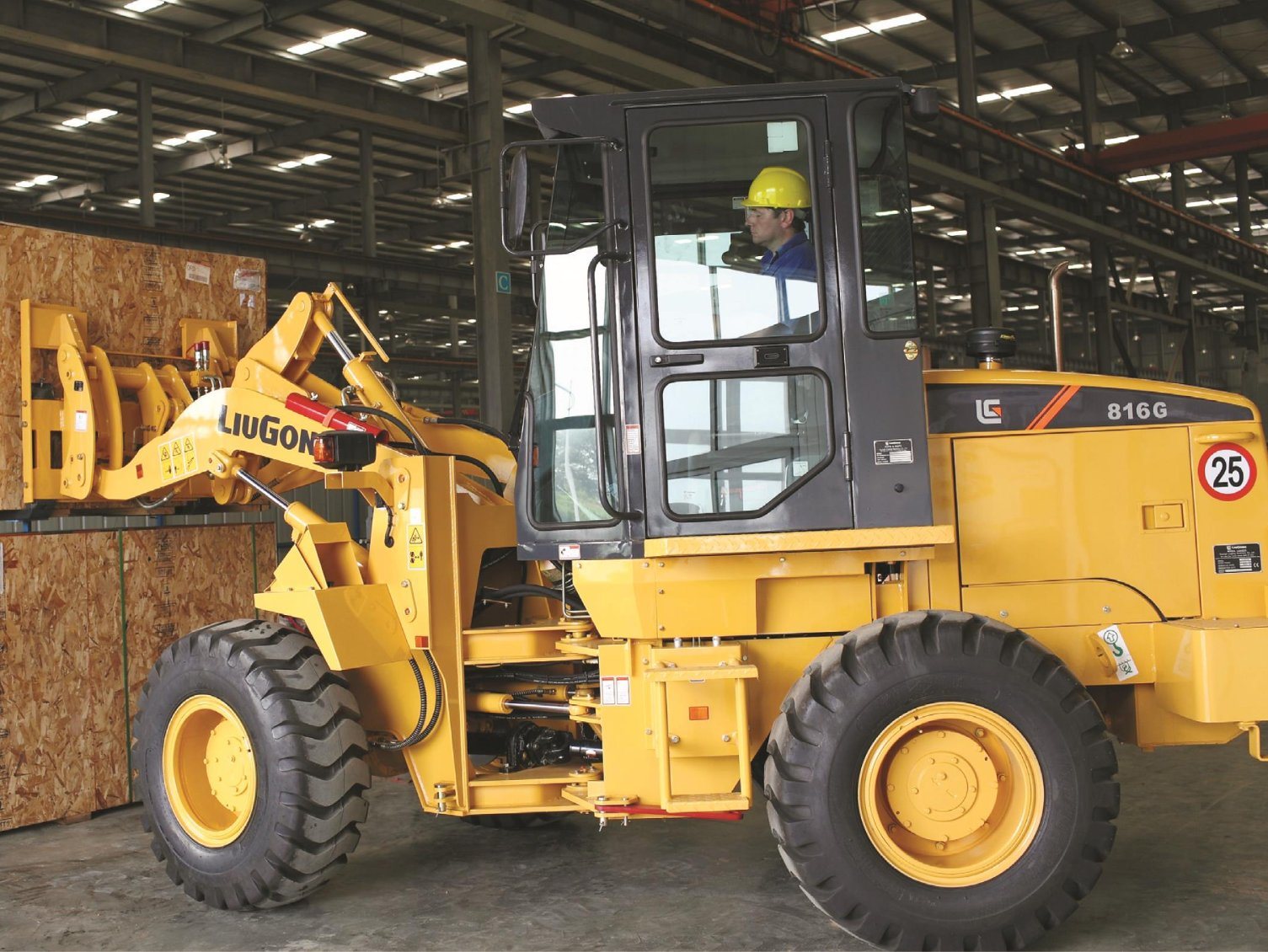 Variable Hydraulic System Easy Operating 4 Ton Wheel Loader