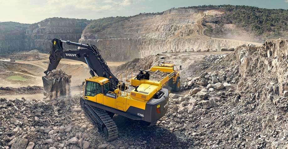 
                Volvo Ec750dl 75ton Mijnbouw grote graafmachine Prijs
            