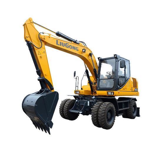 W915e 15 Tons Wheel Excavator with 0.58 Cbm Bucket