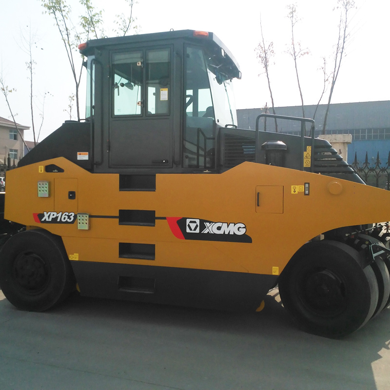 XP163 16ton Hydraulic Mini Tire Road Roller with High Efficiency