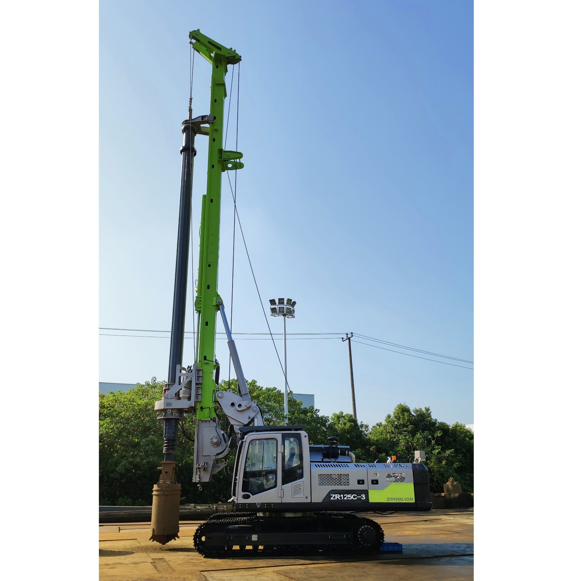 Zoomlion Bore Pile Zr125c Rotary Drilling Rig with 35m Drill Depth