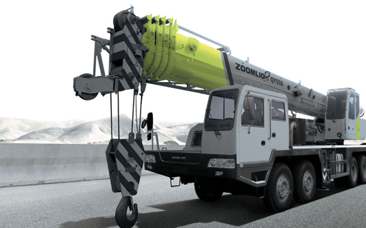 Zoomlion Excellent Maneuverability and Traveling Reliability 55 Ton Truck Crane