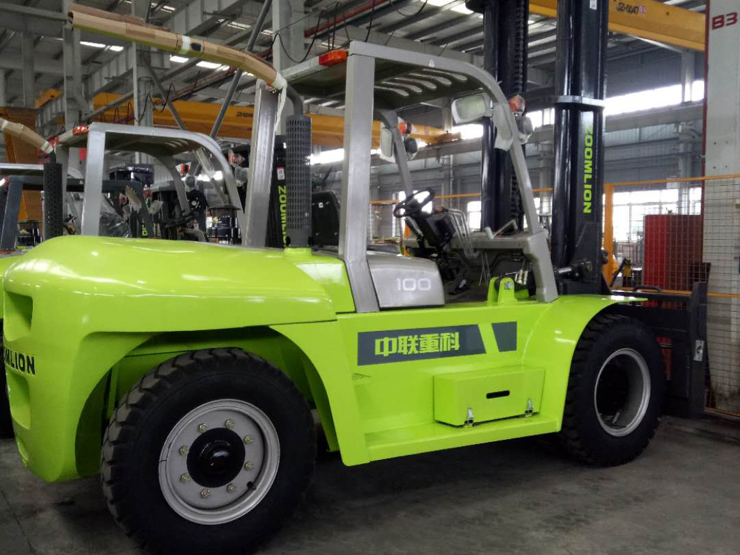 Zoomlion Fd100 10 Ton Heavy Forklift for Widely Use