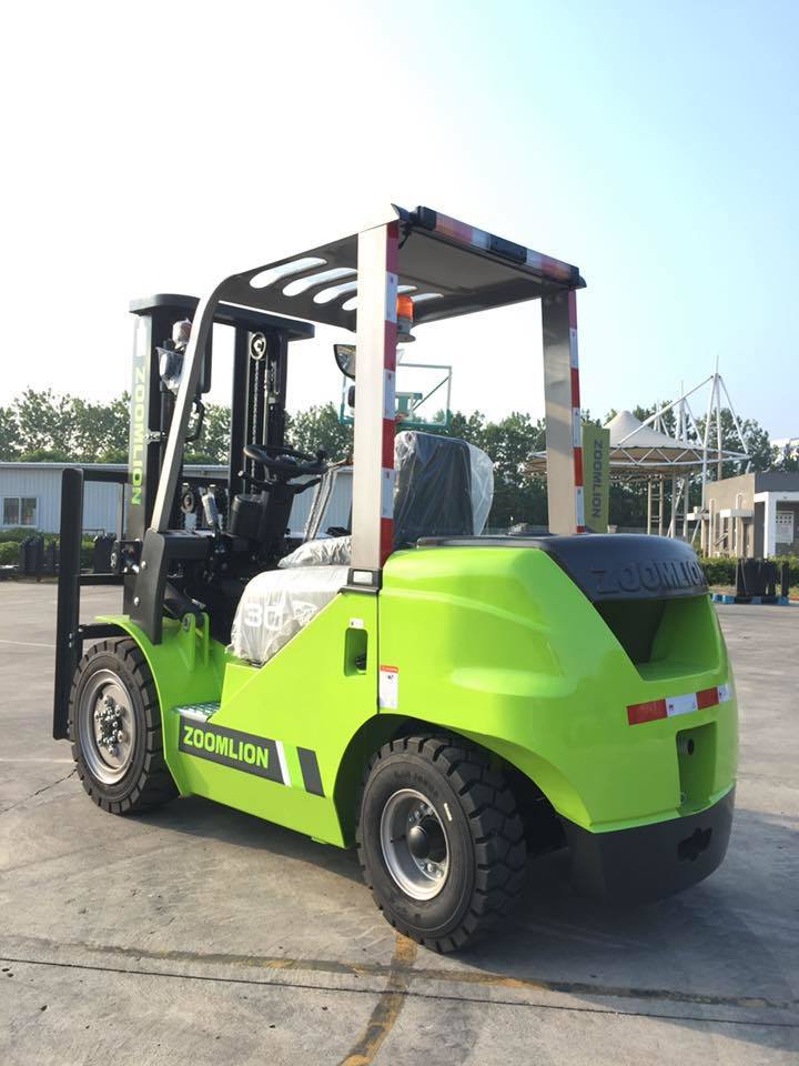 Zoomlion Fd30 3ton Forklift Safe Reliable with CE Certificate Solid Tyre