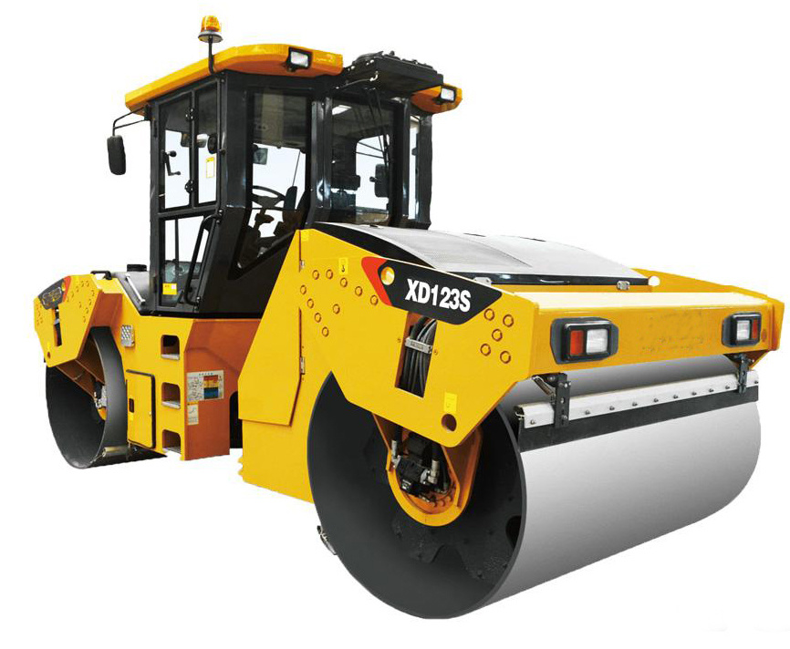 12 Ton Xd123 Construction Machine Single Drum Vibrating Road Roller with CE