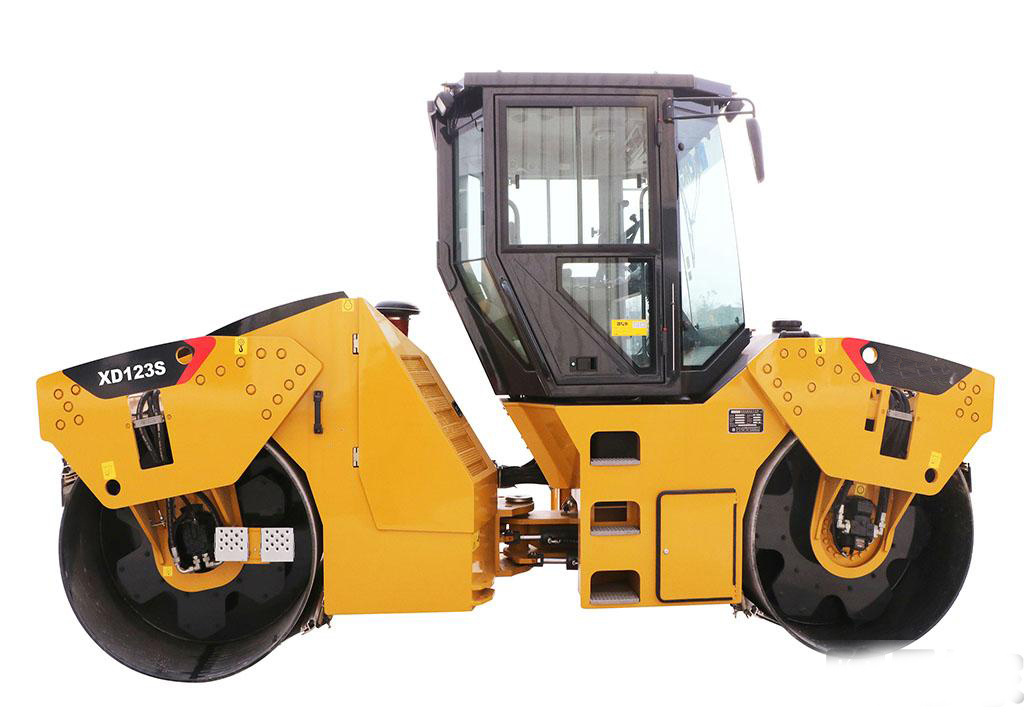 12 Ton Xd123 Double Drum Vibration Roller Compactor Machine New Road Roller Price