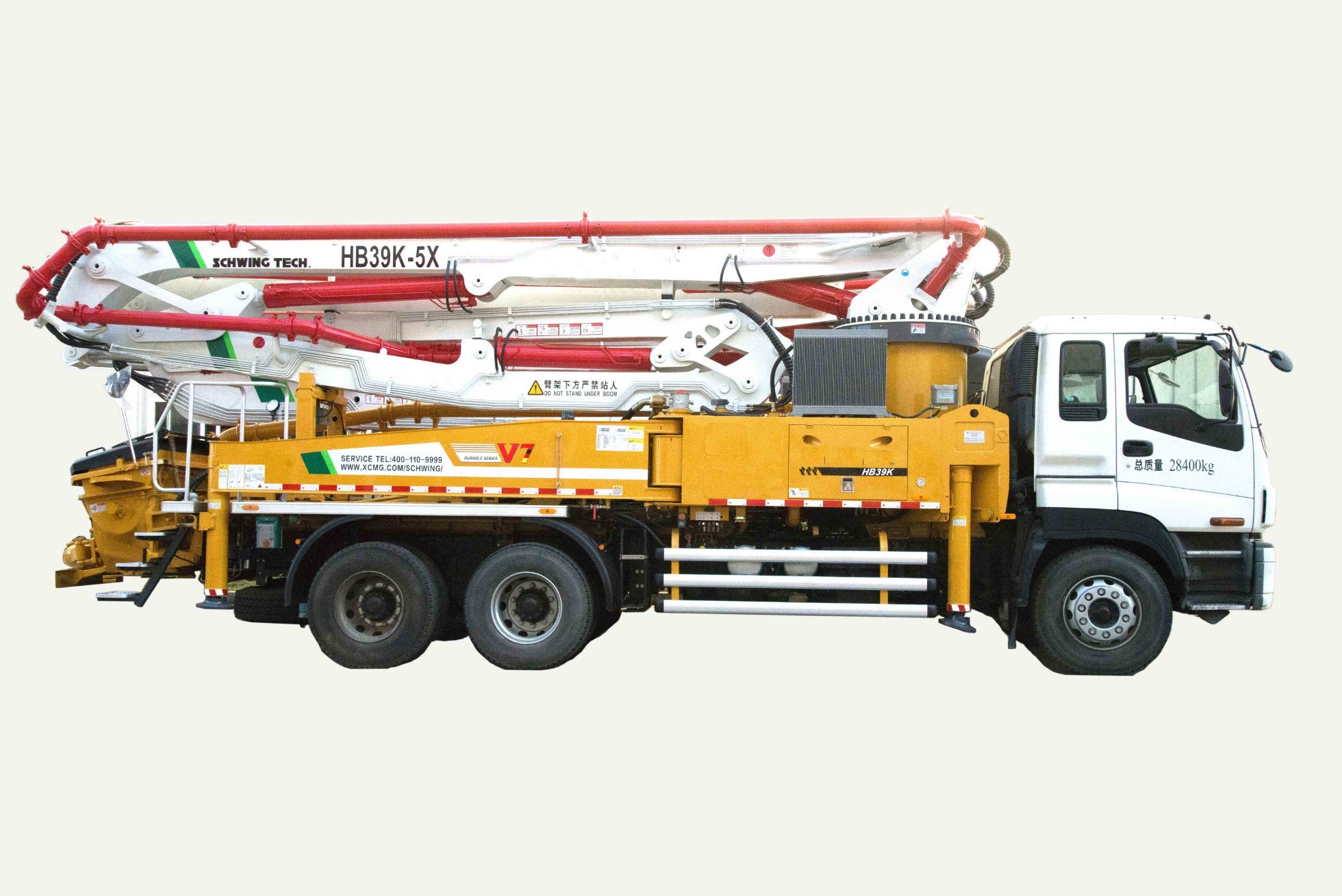 38m Concrete Pump Truck Dimensions Price for Industrial