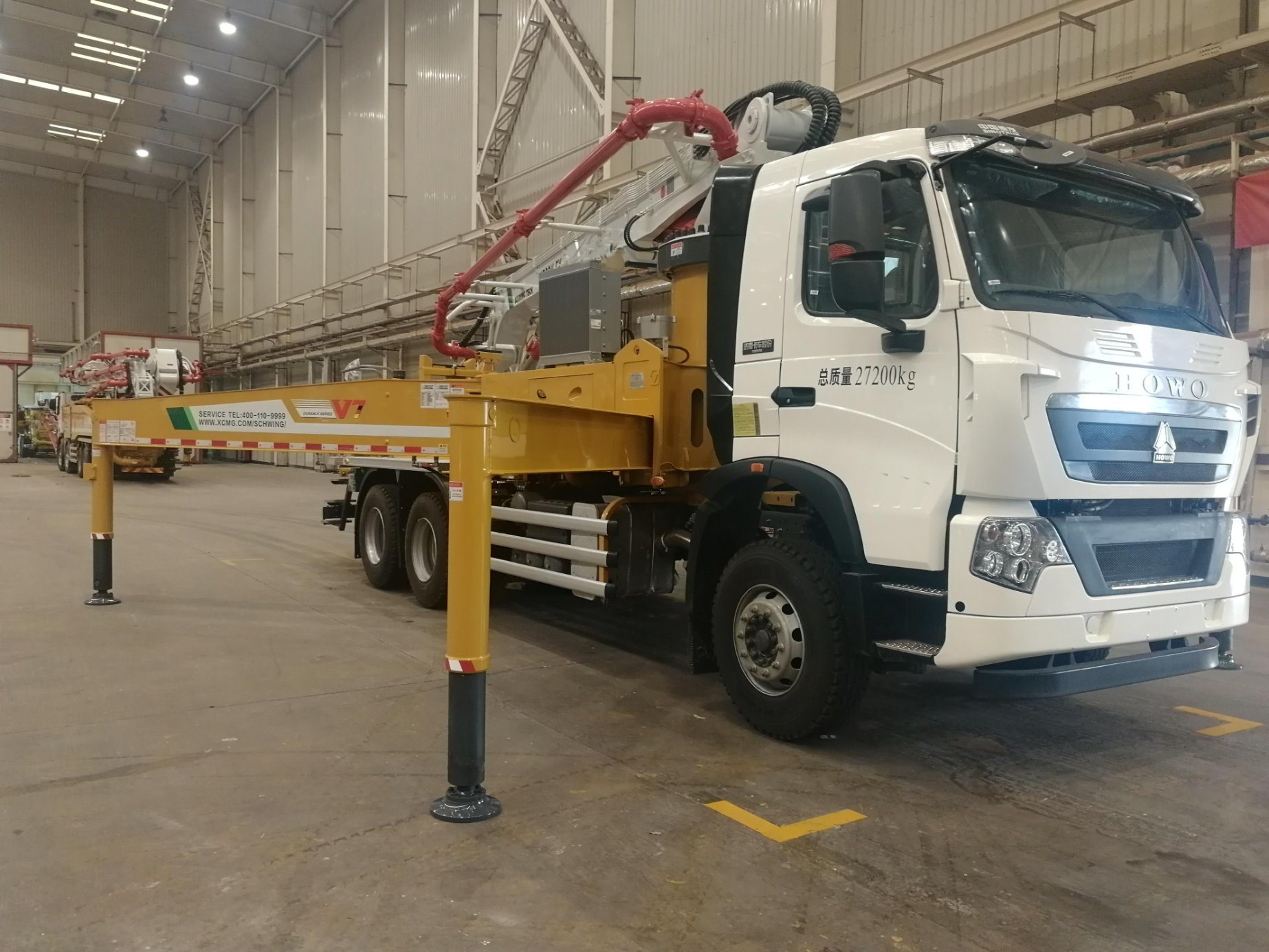 38m New Diesel Truck Mounted Concrete Pump