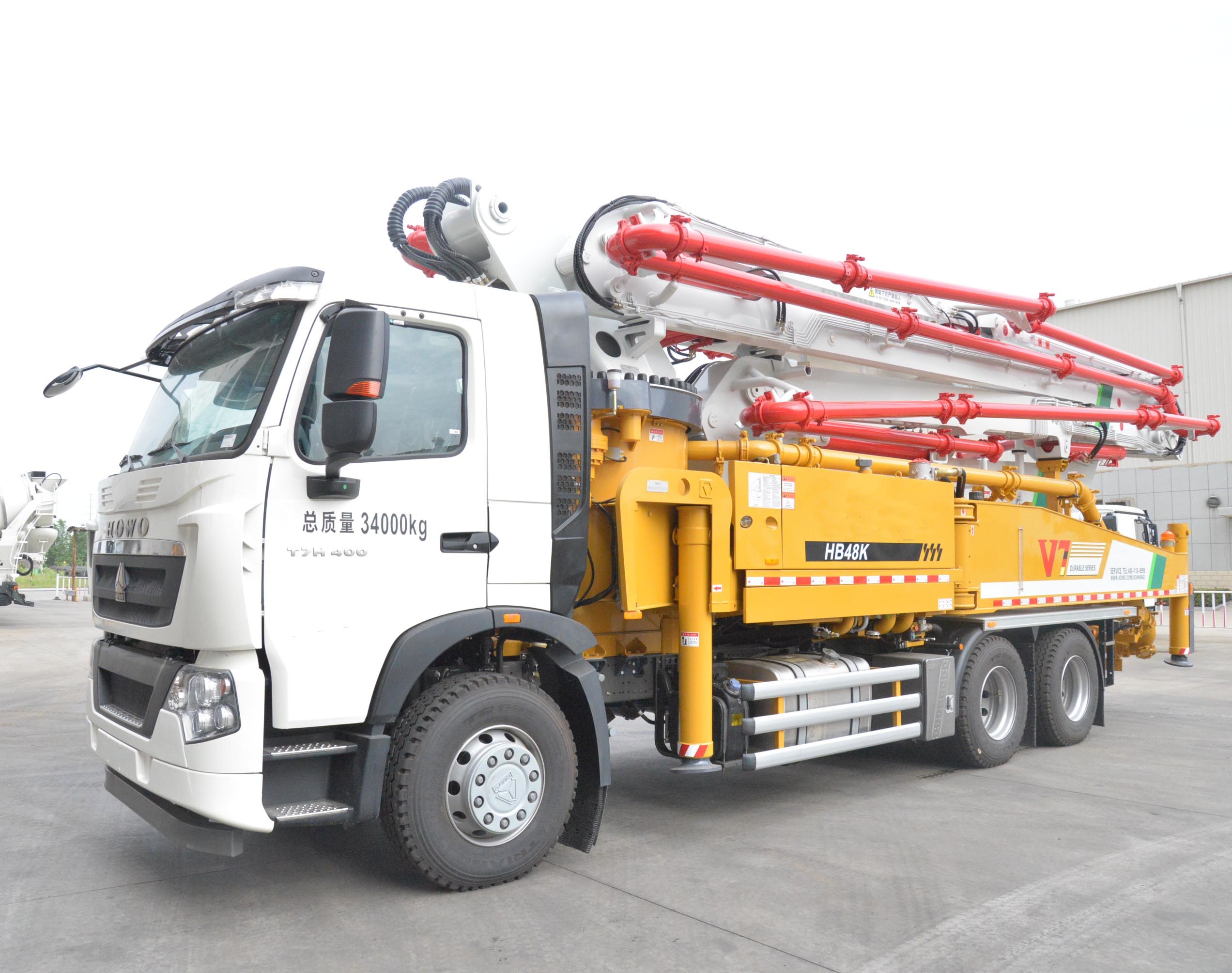 48m Concrete Pump Hb48 Truck Mounted Concrete Pump for Sale