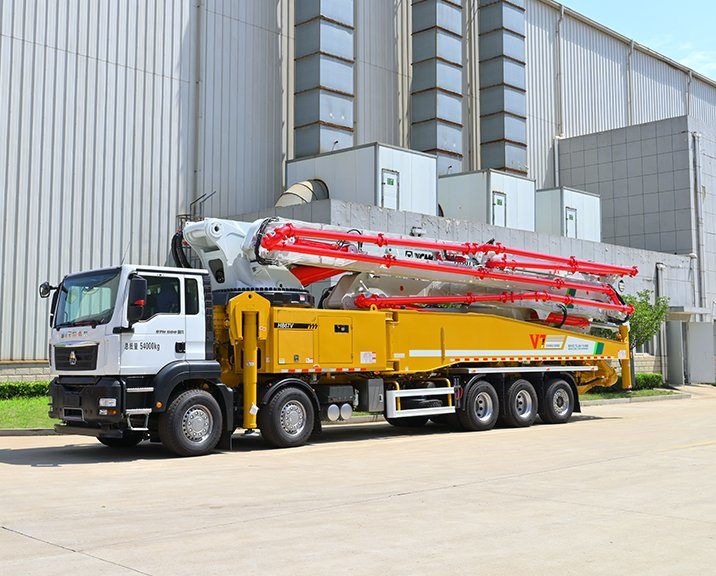 67m Hb67K New Diesel Truck Mounted Concrete Pump Boom Truck Price for Sale