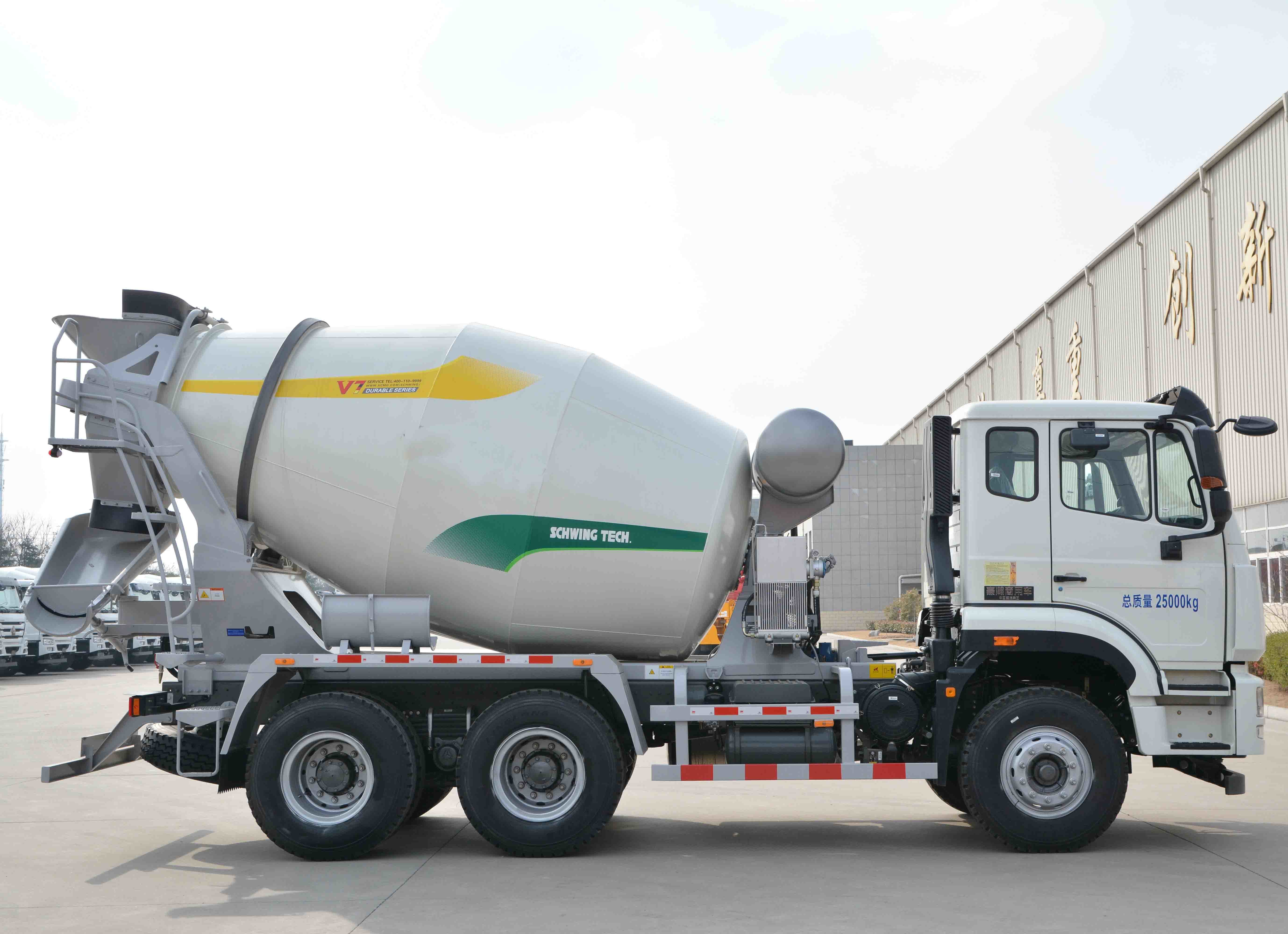 Chassis 6X4 6m3 Concrete Truck Mixer Mobile Concrete Mixer Truck