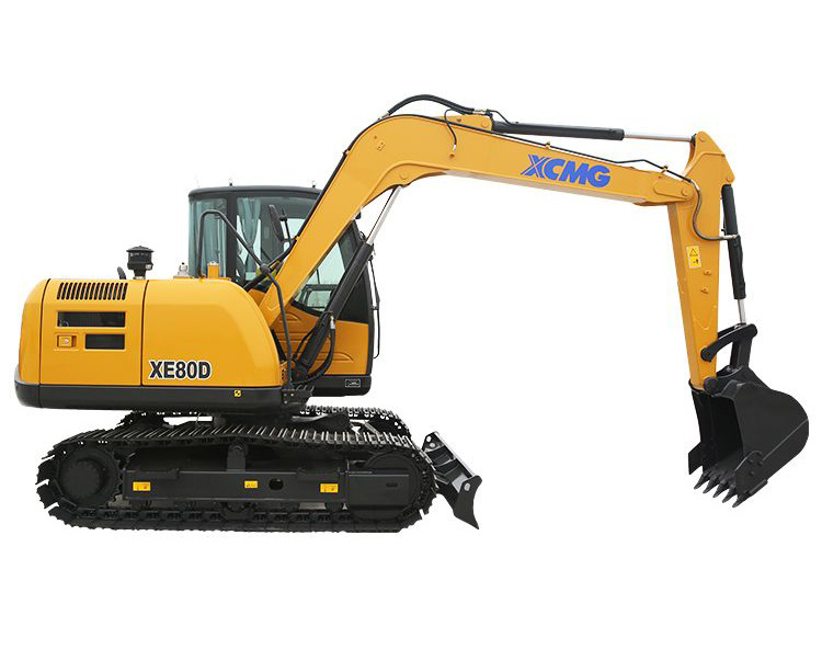 China Famous Brand Xe80da 8000kg Crawler Hydraulic Grab Excavator Xe80A Factory Price for Sale