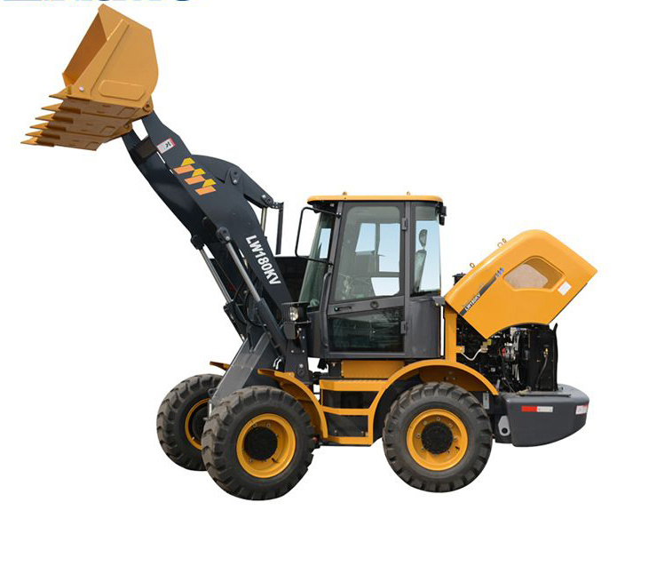 China Official Lw180kv 0.9m3 Small Tractor Front End Loader 1.8 Ton Mini Wheel Loader for Sale