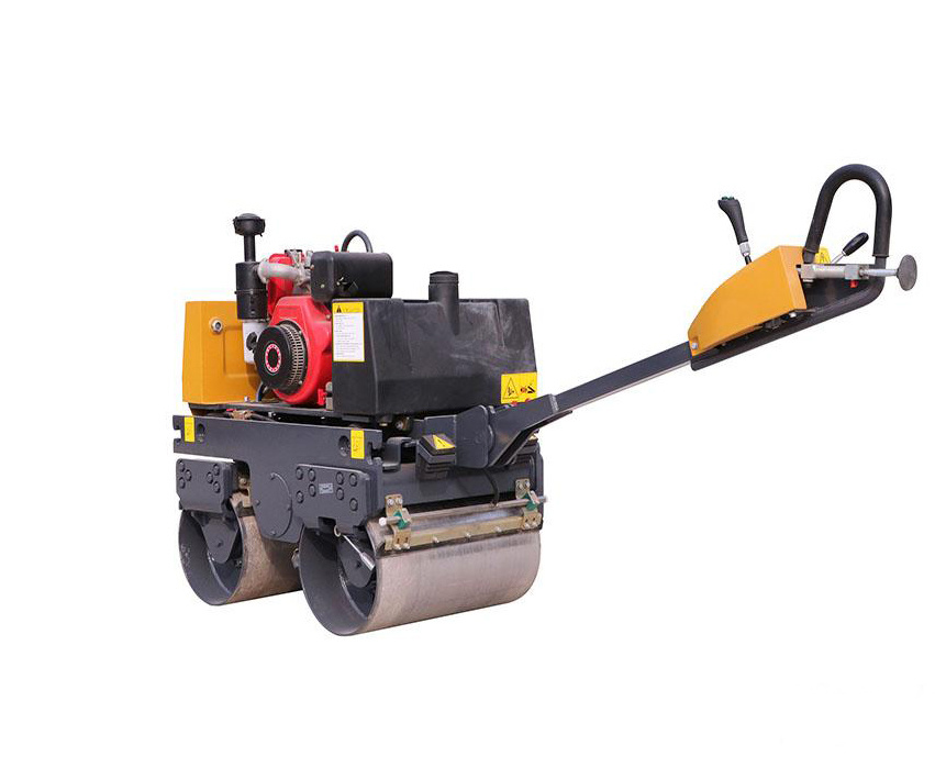 Chinese Xmr083 800kg Double Drum Vibratory Walk Behind Road Roller Compactor Factory Price Sales