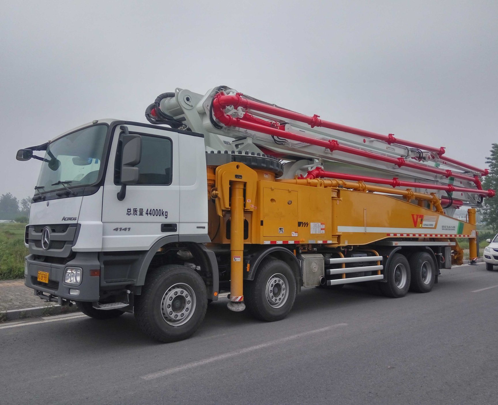 China 
                Bomba de concreto de avaliação da bomba de concreto 62m
             fornecedor