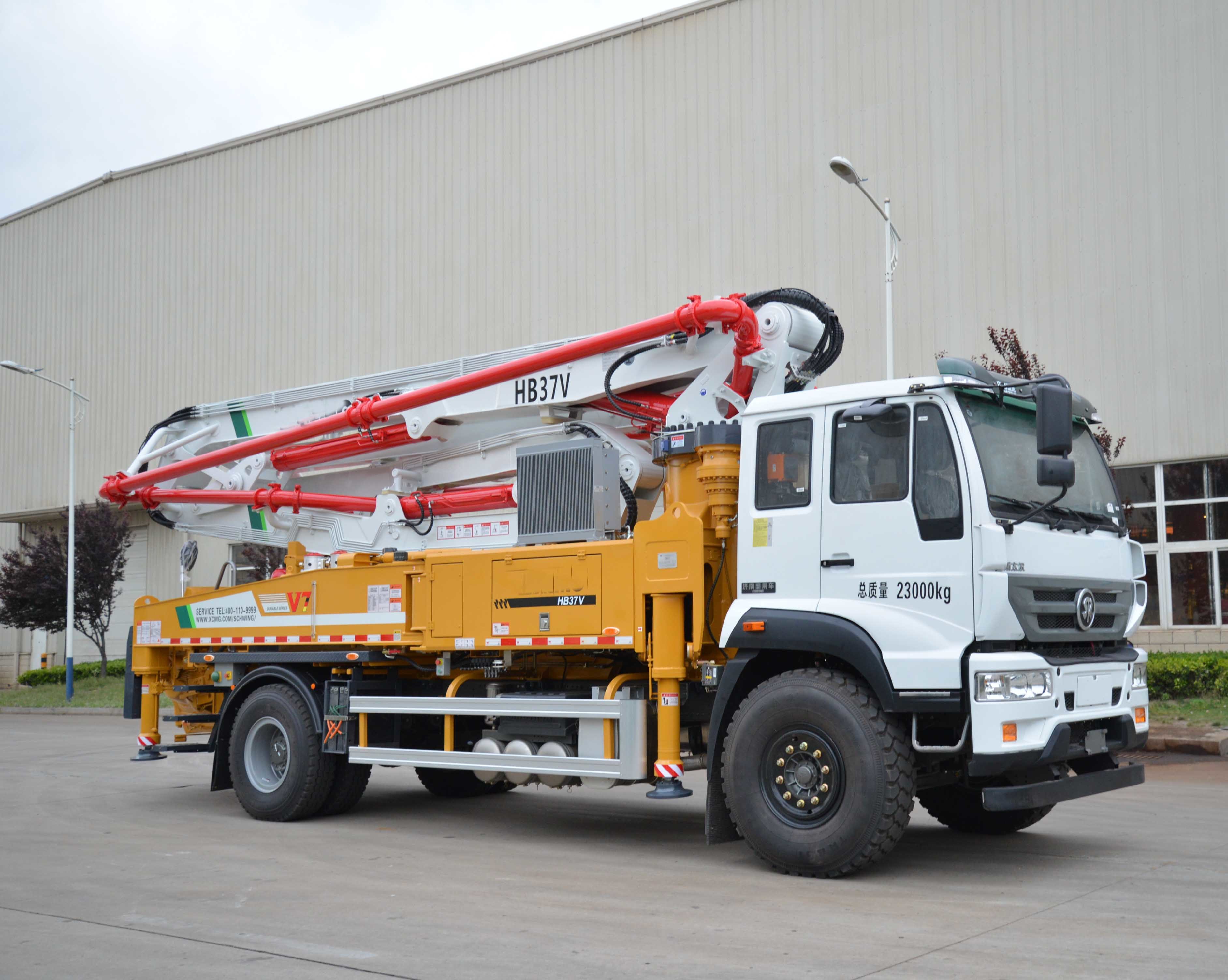 Concrete Pump Car Mini Made in China 37m Concrete Pump Truck