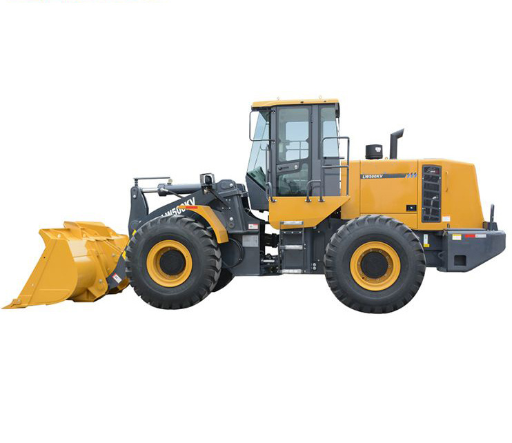 End Front Wheel Loader Lw500kv with Toad′s Mouth Clamp 5t Loader Wheel Loader Tires