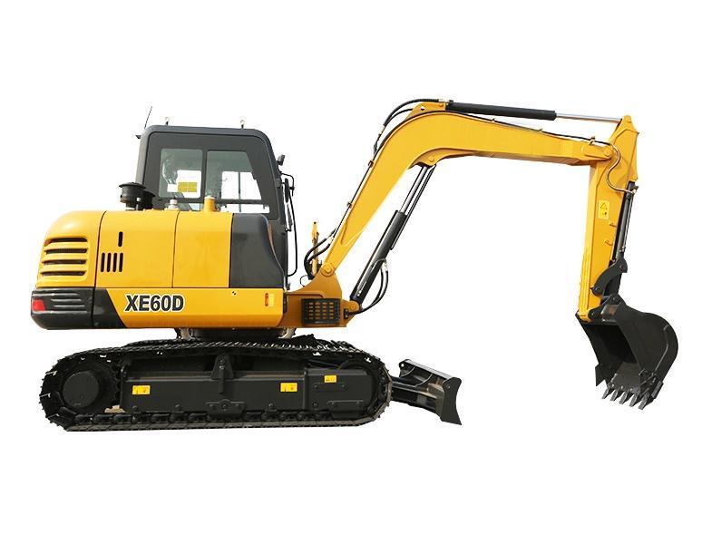 High Quality 6 Ton Small Hydraulic Crawler Excavator Xe60d Mini Crawler Excavator