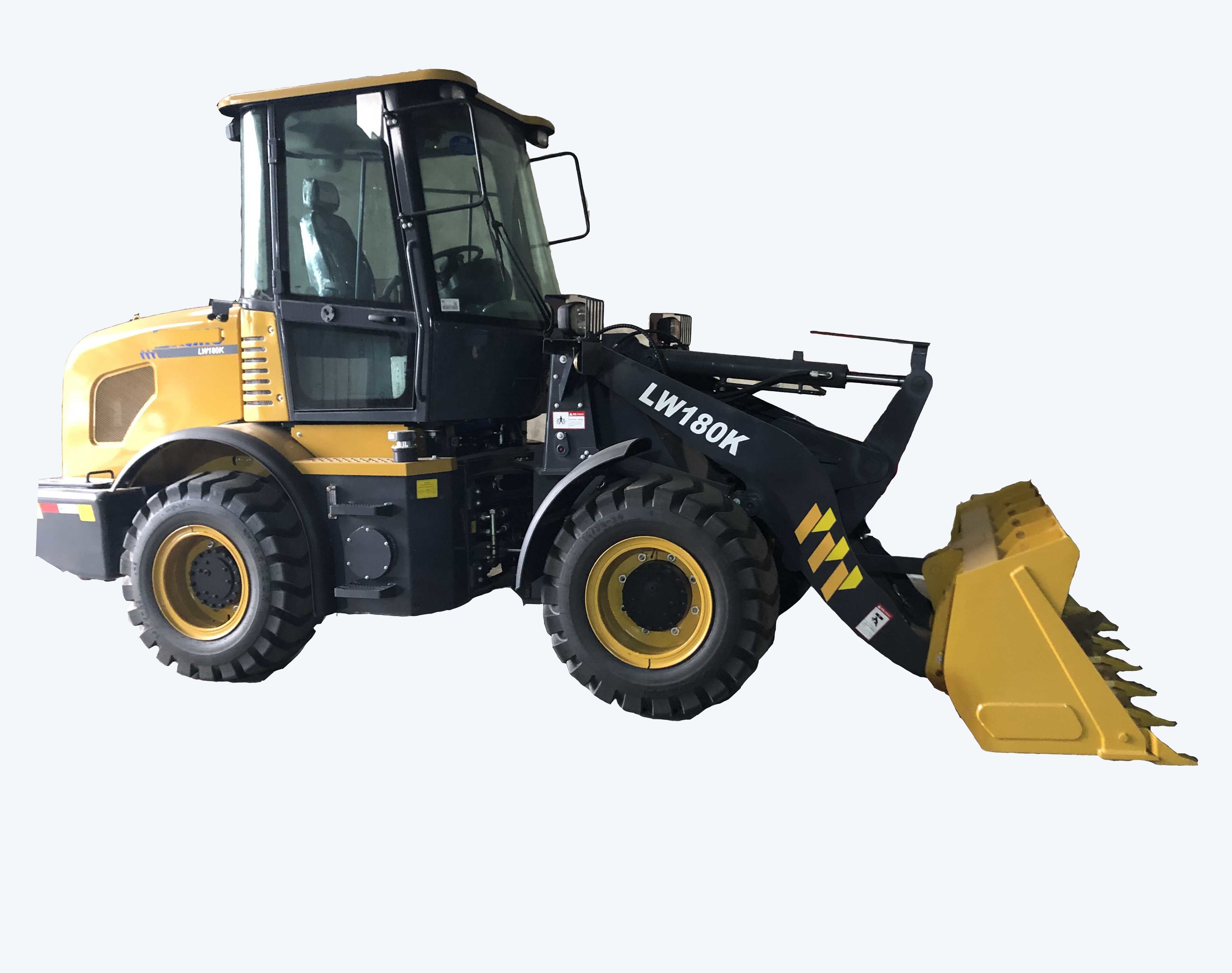 Lw180kv 0.9m3 Small Tractor Front End Loader 1.8 Ton Mini Wheel Loader with Bucket for Sale
