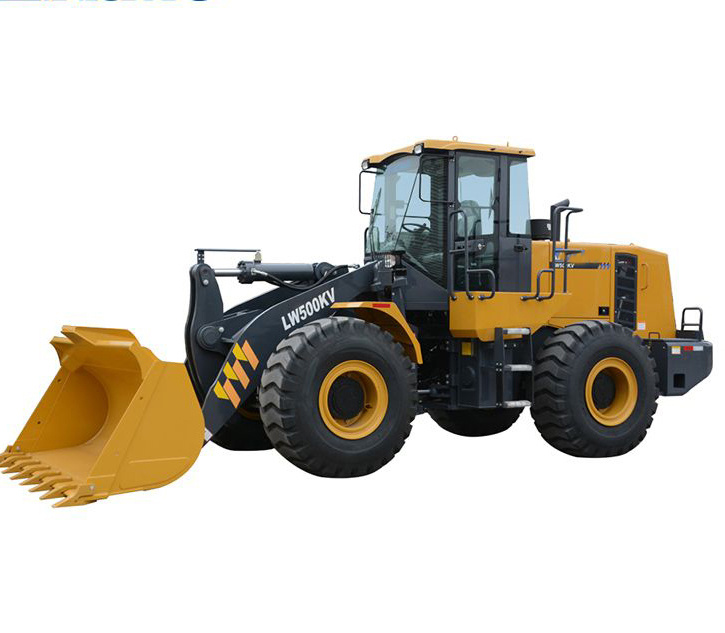 Official Wheel Loader 5 Ton Front Loader Lw500kv with Muliti Attachments for Sale