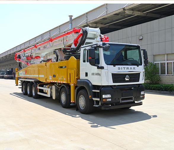 China 
                La colocación de las plumas de las bombas montadas sobre orugas hidráulica de 67m Mini Dumper Truck
             proveedor