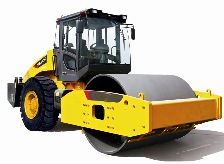 Road Construction Machinery 14ton Single Drum Smooth Roller Xs143j for Sale