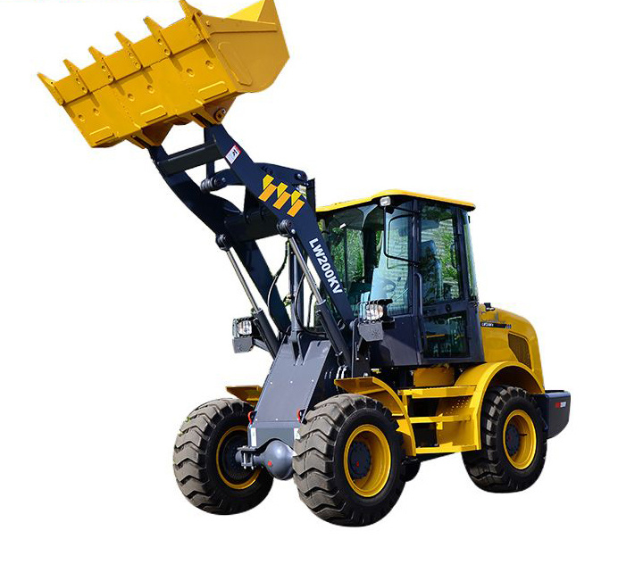 China 
                Telescoping Mini Wheel Loader Lw200kv with Pallet Fork CE Certificate
             supplier