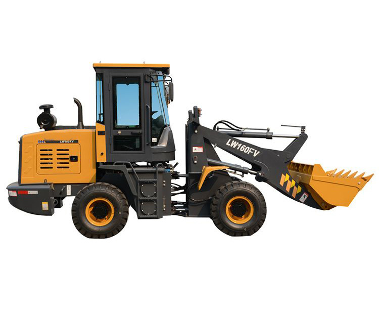 Top Wheel Loader Articulated Compact 1.3ton Lw160fv with Hydraulic System