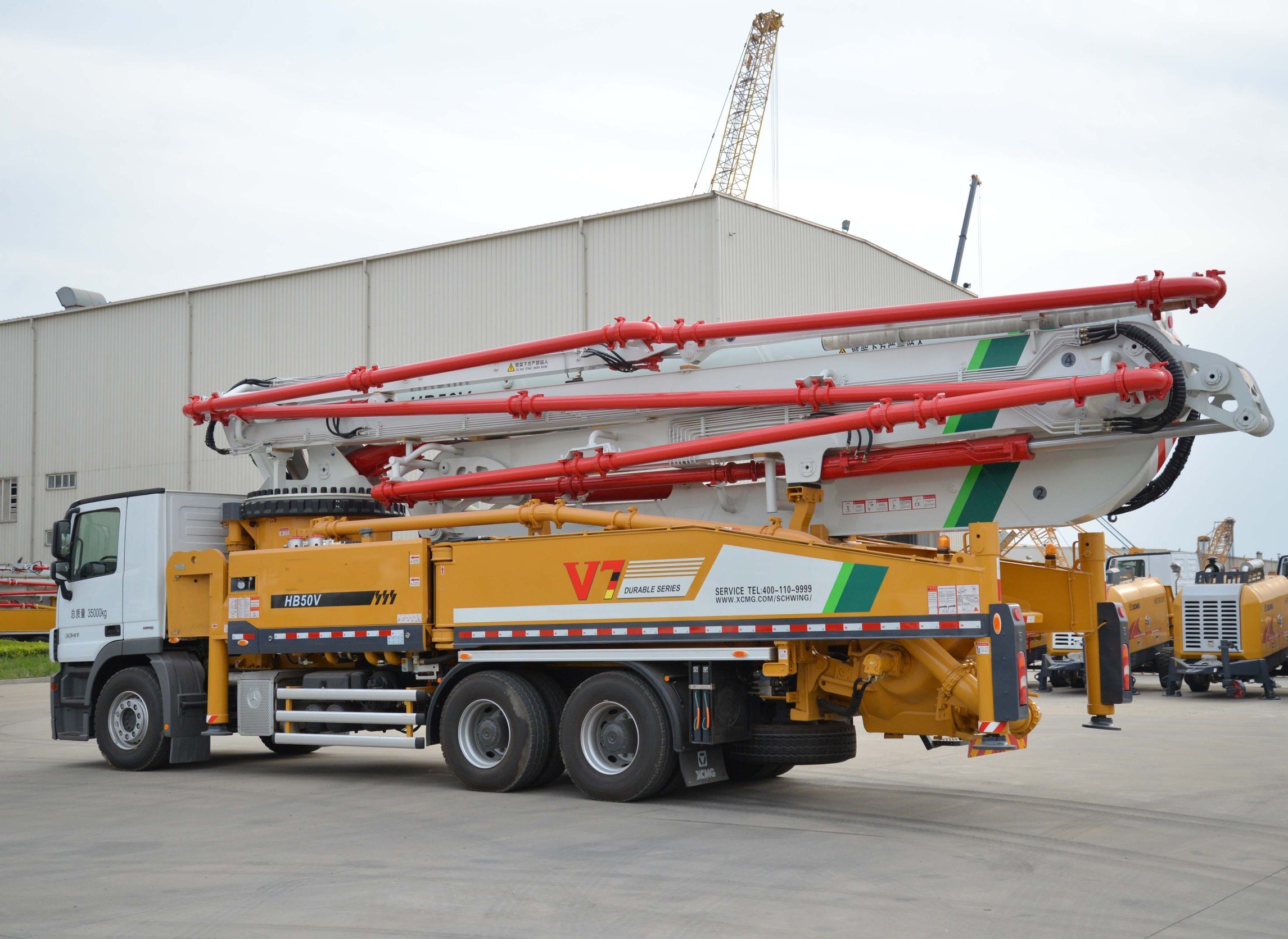 Transparent Pumps Truck Mounted Pumps Pump 50m 50m Concrete Pump