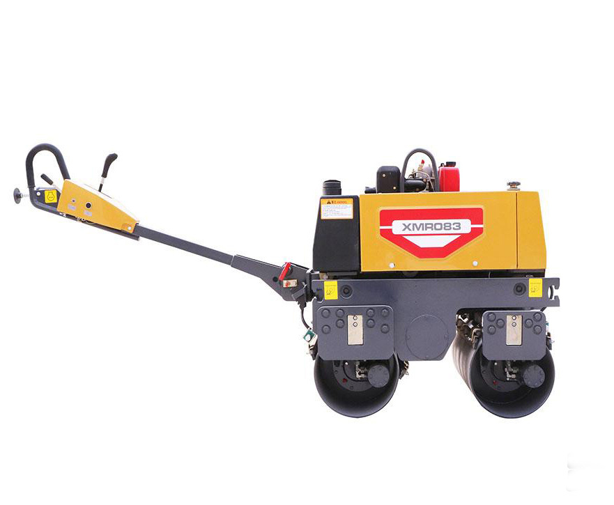 China 
                Walk-Behind Double Drum Vibratory Road Roller Xmr083 0.8ton Compactor for Sale
             supplier