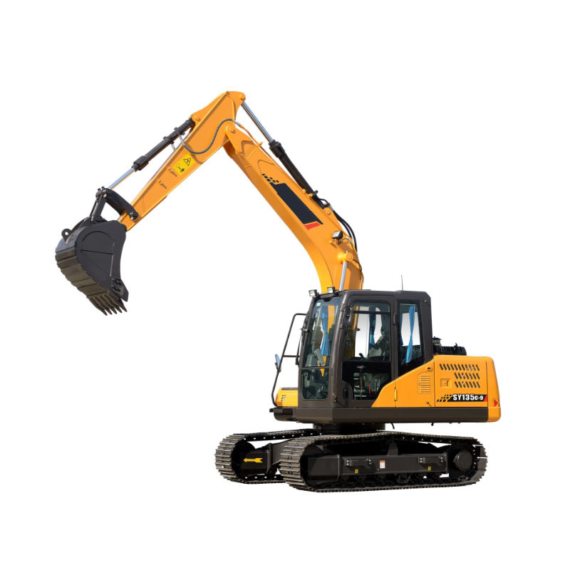 
                Escavatore cingolato da 13,5 tonnellate Digger cingolato Sy135c ad alte prestazioni
            