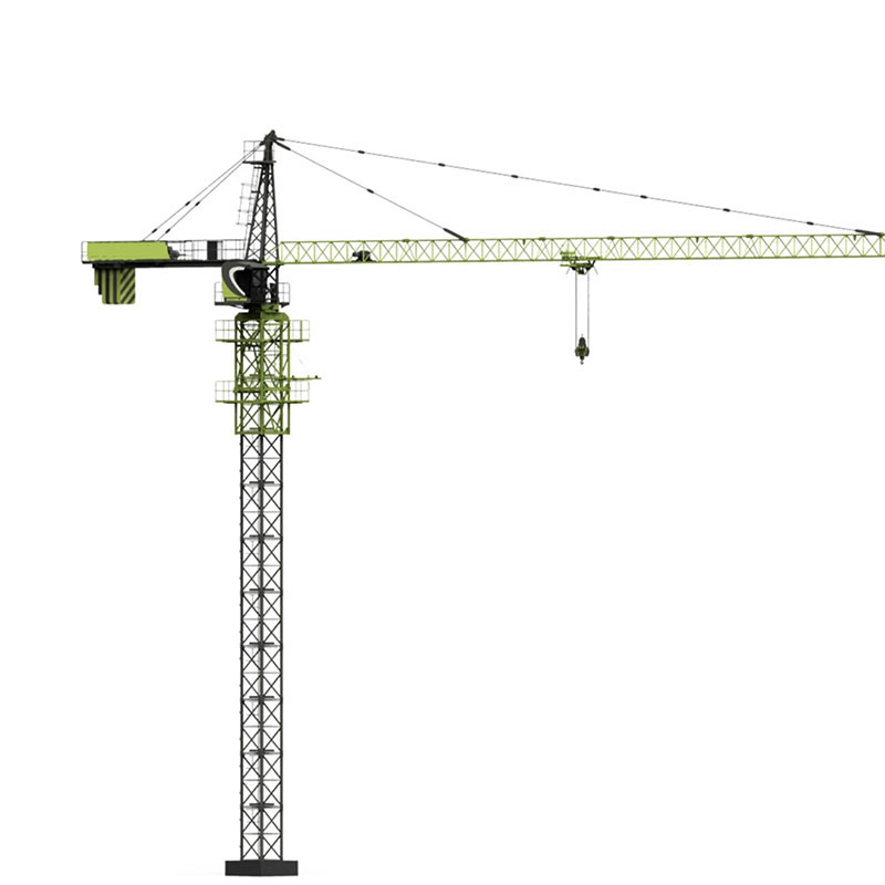 2021 New Arrival Zoomlion Wa6017-10e/F Construction Machinery 10t Flat-Top Tower Crane