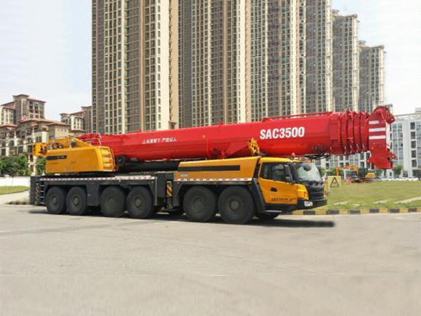 China 
                350-tons Truck Crane Sac3500 met hydraulische mobiele giekkraan Cilinder
             leverancier