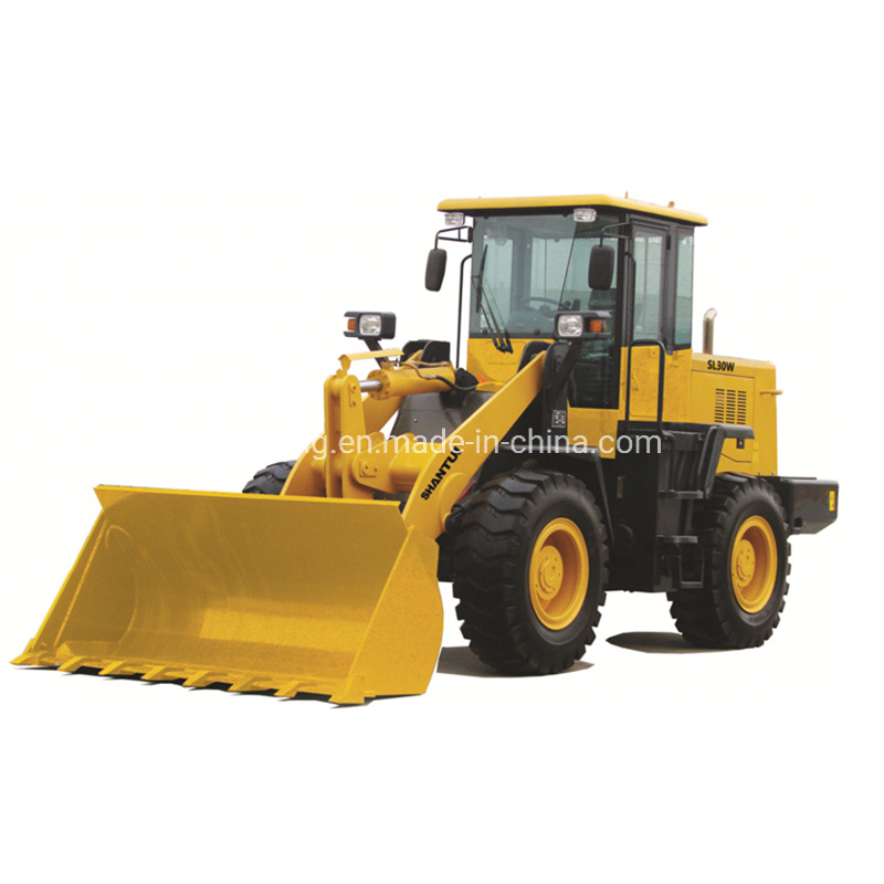 3ton Shantui SL30wn Small Wheel Loader with Optimized Dumping Height on Hot Sale