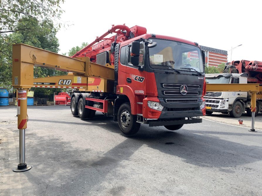 China 
                43m5290Sym caminhão bomba de concreto thbes 430c-10 com a marca superior preço do Chassi
             fornecedor