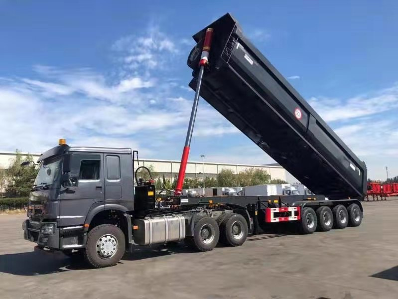 China 
                6X4 lichtgewicht stortwagen van 5 kubieke meter met 6 banden 5 ton Volume Zand-truck
             leverancier